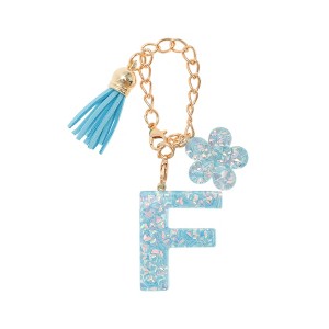 Unique Bargains Flower Heart Sequin Letter Water Cup Pendant Pink 1 Pc - 1 of 4