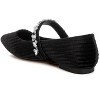 Dresden Diamante Brooch Velvet Ballerinas Women - 3 of 4