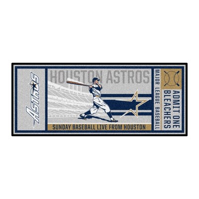 MLB Houston Astros 1995 30"x72" Retro Ticket Runner Mat