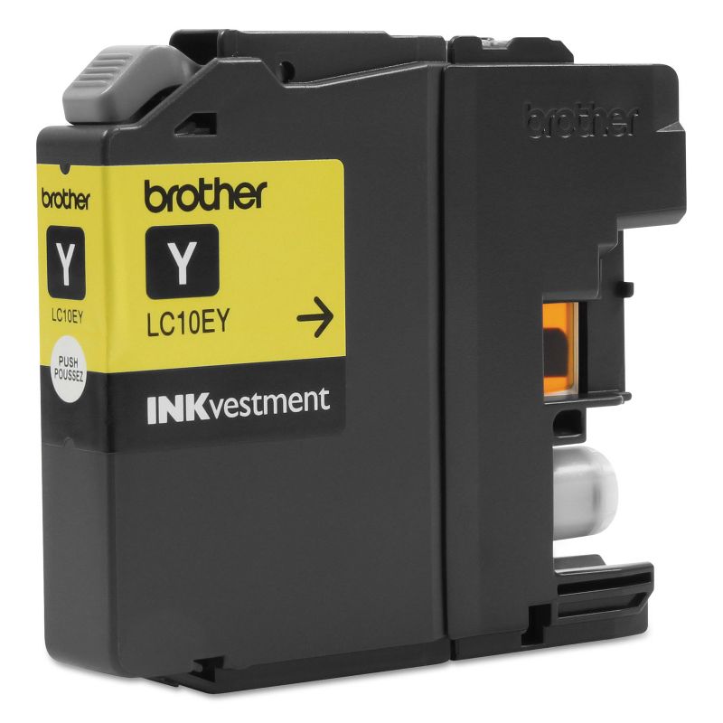Brother LC10EY INKvestment Super High-Yield Ink Yellow , 3 of 4