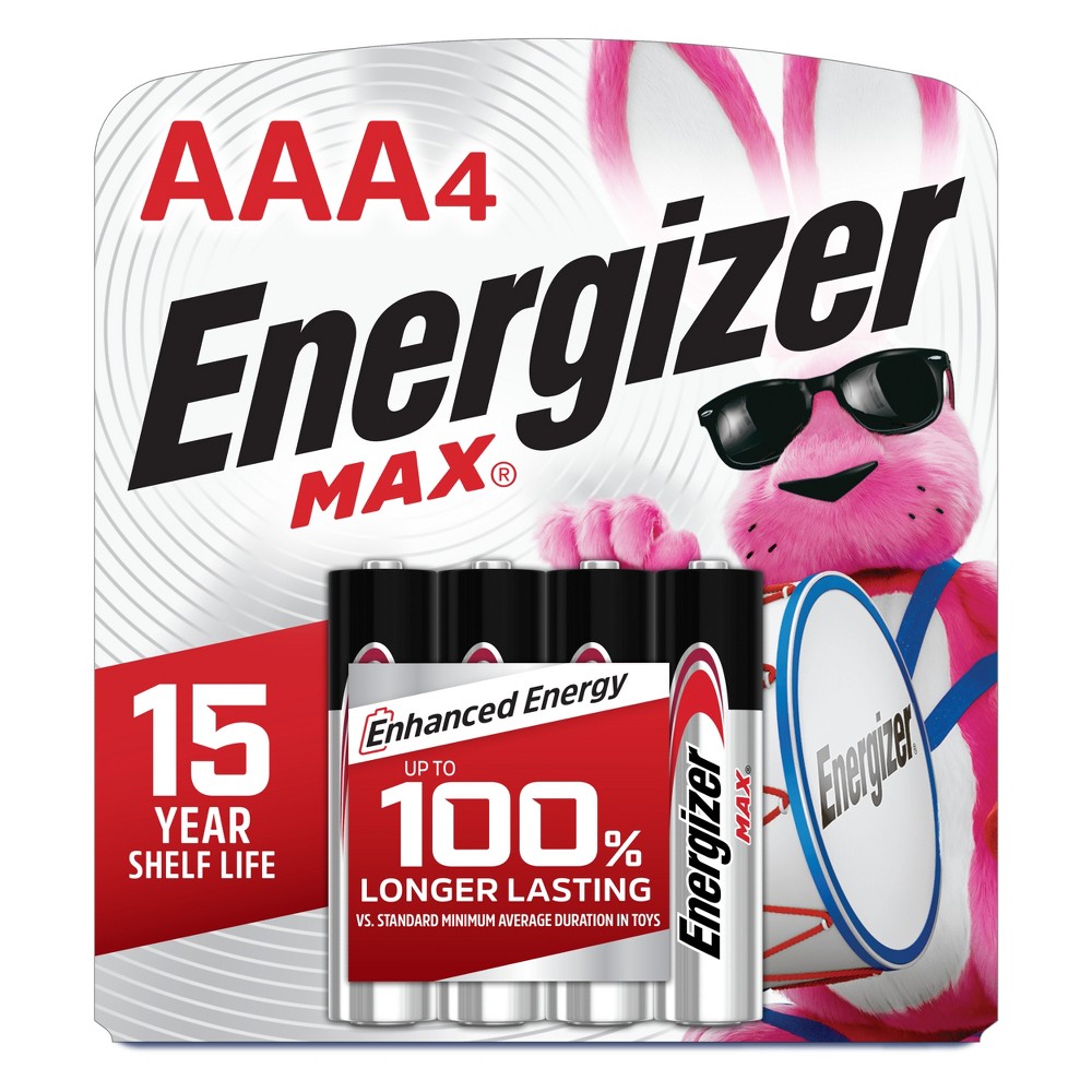 Photos - Battery Energizer Max AAA  - 4pk Alkaline Battery 