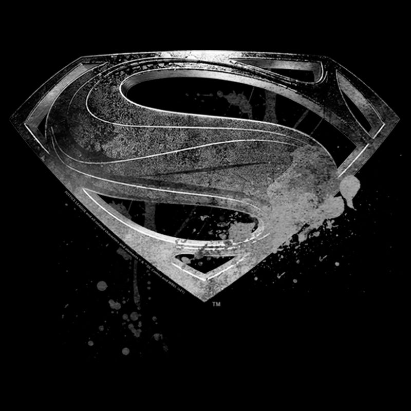 Men's Zack Snyder Justice League Superman Silver Logo T-Shirt, 2 of 6