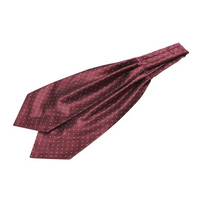 Allegra K Men's Halloween Polka Dots Self-Tied Formal Party Cravats Ascot Tie Neckwear