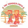 Womens Minecraft Watermelon Summer Crew T Shirt - 2 of 4