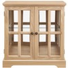 CAVINAS Bookcases for Living Room 4-tier Glass Display Cabinet Storage Bookcase Collectors Showcase with Flip-up Glass Doors - 2 of 4