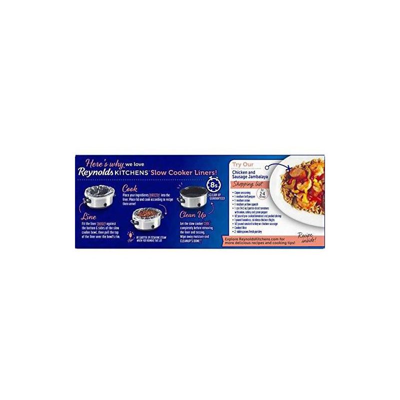 Reynolds Kitchens Small Size Slow Cooker Liners - 5ct, 3 of 8