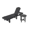 WestinTrends Dylan 2 Piece Poly Reclining Chaise Lounge - 3 of 4