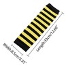 Allegra K Women's Stripe Print Knitted Fingerless Elbow Length Gloves Warmers One Size 1 Pair - 3 of 4