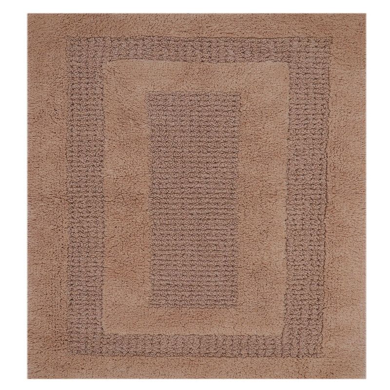 Racetrack Non-Slip Cotton Bath Rug 20" x 30" Natural by Perthshire Platinum Collection, 1 of 4