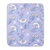 NoJo Disney Frozen 2 Elsa and Nokk Lavender and Pink Super Soft Toddler Blanket - 40"x 50" - 3 of 4