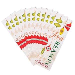 Dickson's Jesus Is The Reason for The Season - Multicolor 2.63 x 6.25 Inch Paper Place Holder Bookmark; Package of 12 - 1 of 1