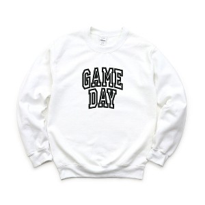 Simply Sage Market Women's Graphic Sweatshirt Embroidered Game Day Arched - 1 of 3