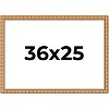 PosterPalooza | 36x25 Modern Bamboo Picture Frame, UV Acrylic, 5 Finishes - 2 of 4