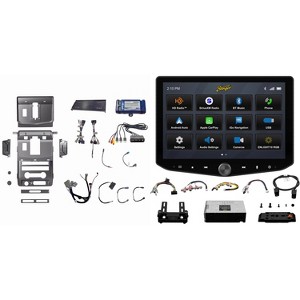 Stinger IX210 HORIZON10 10.1-inch FLOATING MULTIMEDIA INFOTAINMENT DISPLAY SYSTEM with SR-F15009HX FORD F-150 INSTALLATION KIT FOR HORIZON10® MULTI... - 1 of 4