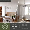 VAXCEL Georgetown 6 Light Gray Wood Farmhouse Chandelier - 3 of 4