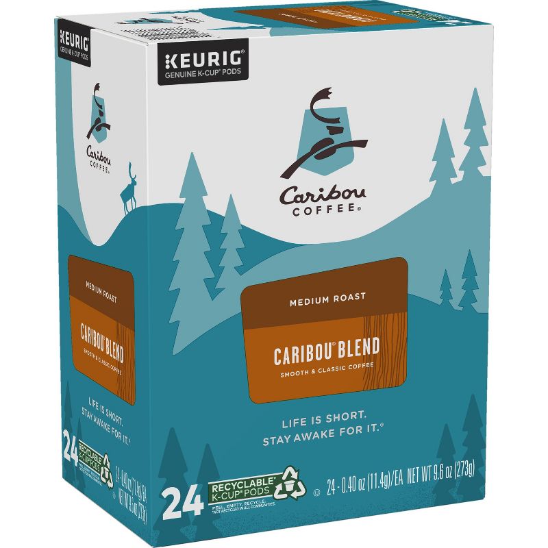 Caribou Coffee Caribou Blend Keurig K-Cup Coffee Pods - Medium Roast - 24ct, 5 of 11