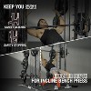 ER KANG Smith Machine, 2200lbs Squat Rack with LAT-Pull Down System & Cable Crossover Machine, Training Equipment with Leg Hold-Down Attachment - 4 of 4