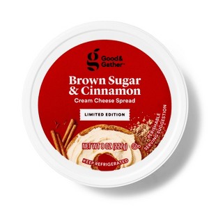 Cream Cheese Cup Brown Sugar Cinnamon - 8oz - Good & Gather™ - 1 of 4