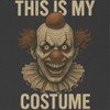 Rerun Island Women This Is My Costume Evil Clown Short Sleeve Graphic Cotton Baby Tee - 2 of 4