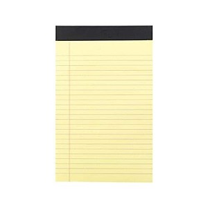 MyOfficeInnovations Notepads 5" x 8" Narrow Canary 50 Sheets/Pad 12 Pads/Pack (26829) 163832 - 1 of 4