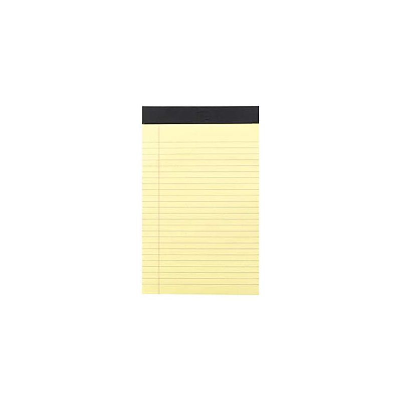 MyOfficeInnovations Notepads 5" x 8" Narrow Canary 50 Sheets/Pad 12 Pads/Pack (26829) 163832, 1 of 9