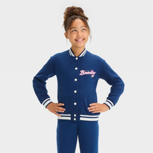 Girls Ford Bronco Varsity Jacket Blue S Target