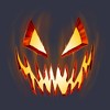 Women's Lost Gods Evil Pumpkin Face T-Shirt - 2 of 4