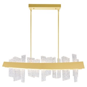 CWI Lighting,Guadiana 39 in LED Satin Gold Chandelier - 1 of 4