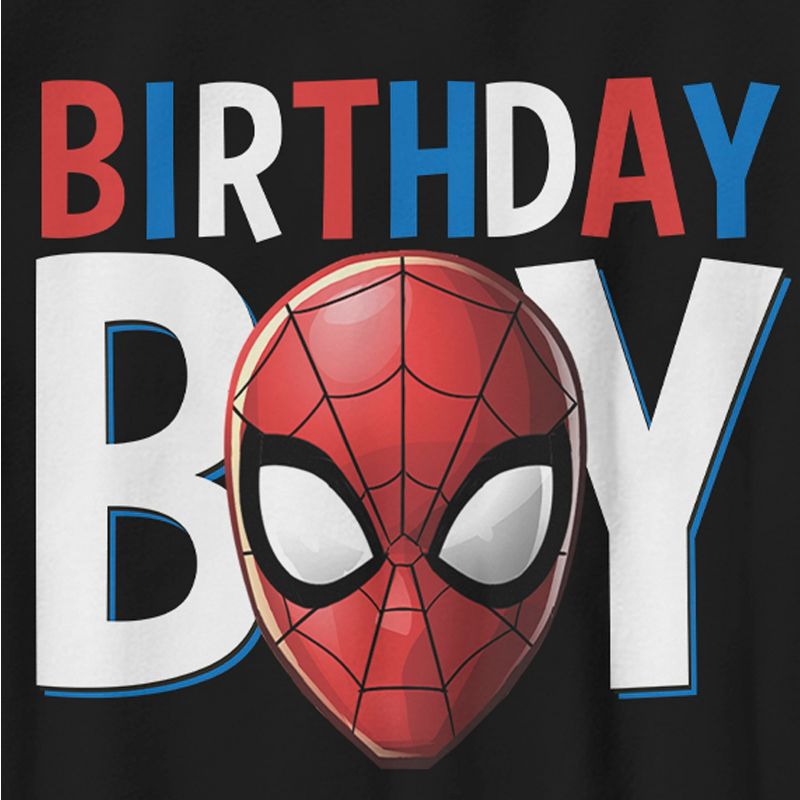 Boy's Spider-Man Classic Birthday Boy T-Shirt, 2 of 6