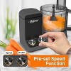 NutriChef Ultra Quiet 2L Food Processor 6 Blade Set - 4 of 4