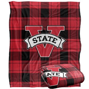 Valdosta State University Campus Plaid Spirit Silky Touch Super Soft Throw Blanket 50x60 - 1 of 4