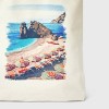 Men's Scenic Tote Bag - Goodfellow & Co™ Beige: Canvas Landscape Pattern, Lightweight, Web Handle - 4 of 4