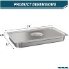 Commercial Grade 6 Pack Size Food Pan, Stainless Steel Steam Table Pans, Restaurant Supplies Stainless Buffet Pans - 2 of 4