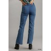 Slickblue Panel Straight Cut Jeans – Soft Cotton Blend, Pockets – Color & Size Options – Perfect for Casual Wear - 3 of 4