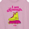 Women's - Barbie - I Am Kenough Rollerblades Graphic Racerback Tank - 2 of 4