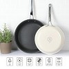 Gibson Lockton 2 Piece Aluminum 10 Inch and 12 Inch Frying Pan Set in Linen - 4 of 4