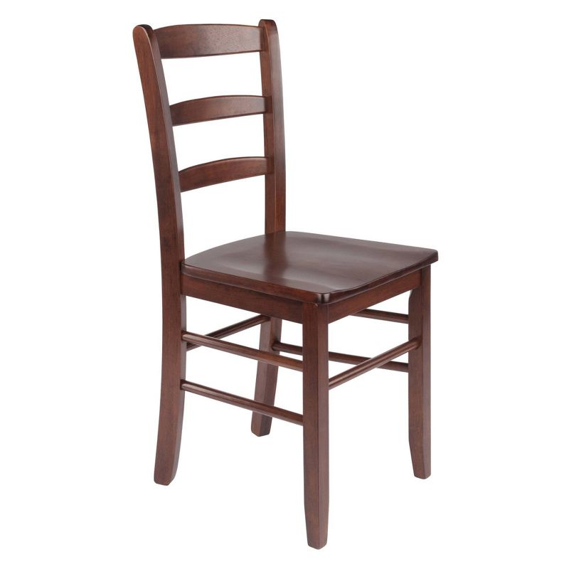 Set of 2 Ladder Back Chair Antique Walnut - Winsome, 6 of 9