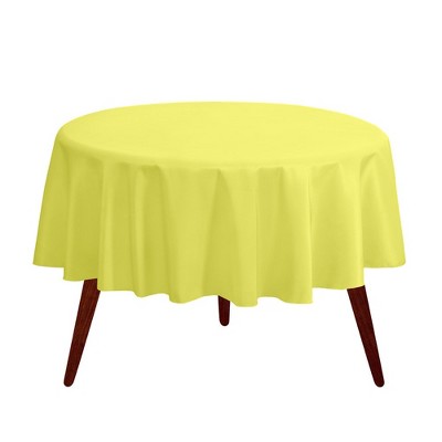 Gee Di Moda Round Tablecloth - Heavy Duty Washable Polyester