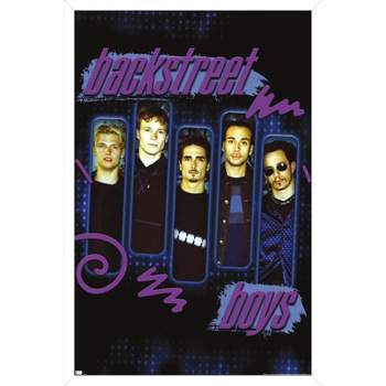 Trends International Backstreet Boys - Purple Panels Framed Wall Poster Prints