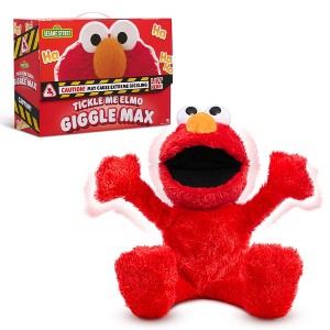 Sesame Street Tickle Me Elmo Giggle Max Interactive Plush Toy : Target