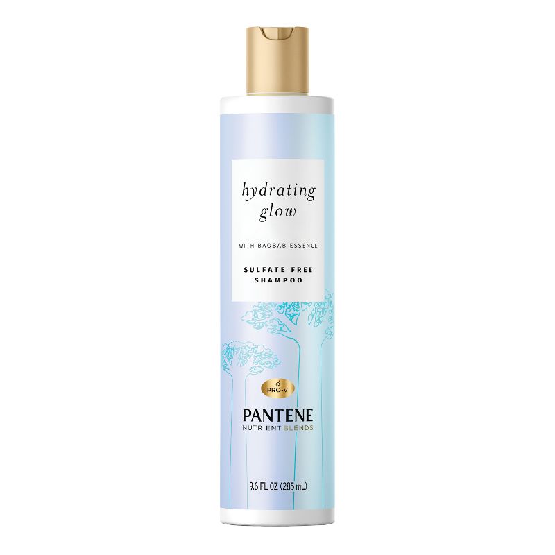 Pantene Sulfate and Silicone Free Baobab Shampoo, Hydrates for Soft Healthy Hair, Nutrient Blends - 9.6 fl oz, 1 of 18