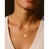 Molenia 18K Gold Jesus Cross Pendant Necklace,  925 Sterling Silver Savior Necklace Small Cross Charm Baptism Religious  Confirmation Jewelry Gift - 4 of 4