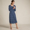 Lands' End Women's Cotton Long Sleeve Midcalf Nightgown - 4 of 4