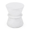 Maggift Patio End Tables Accent Side End Table for Outdoor and Indoor, Garden, Backyard Use, Special Design, White, 15.5"*15.5"*18" - 4 of 4