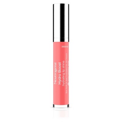 Neutrogena Hydro Boost Hydrating Lip Shine - Flushed Coral - 0.1oz