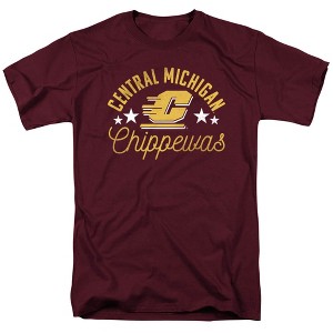 Men's Central Michigan University Official Chippewas T-Shirt Maroon - 1 of 4