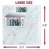 Taylor Digital Glass Bathroom Scale - Marble Design White - image 4 of 4