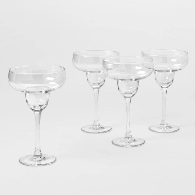 RCR 25559020006 Fusion Crystal Cocktail Set of 6 Margarita Glasses and 2 Small Party Bowls 