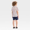 Toddler Boys' 4th Of July Short Sleeve Stars and Striped Button Up and Shorts Set - Cat & Jack™ - 2 of 4