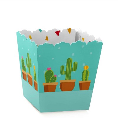 Big Dot of Happiness Let's Fiesta - Fiesta - Party Mini Favor Boxes - Fiesta Treat Candy Boxes - Set of 12